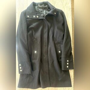 Guess Black Trenchcoat Size Large
